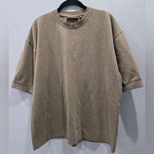 Amongst Others Men's Tan Casual Shirt Size L